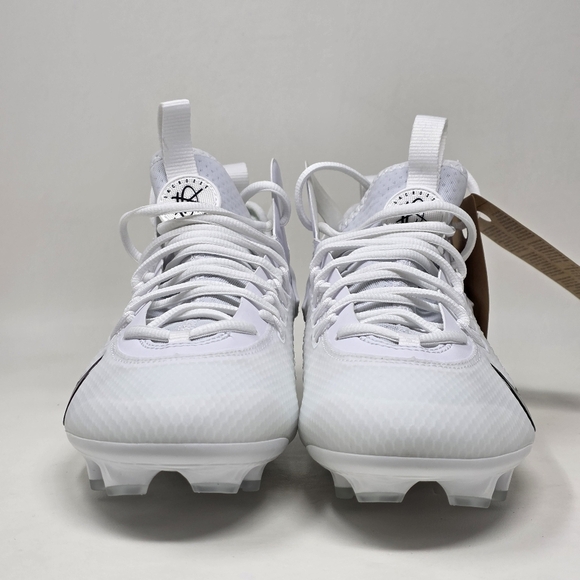Nike Men’s Sz 9 Huarache 9 Elite LAX Lacrosse Cleats White/Black FD0088-101 New - Picture 8 of 10